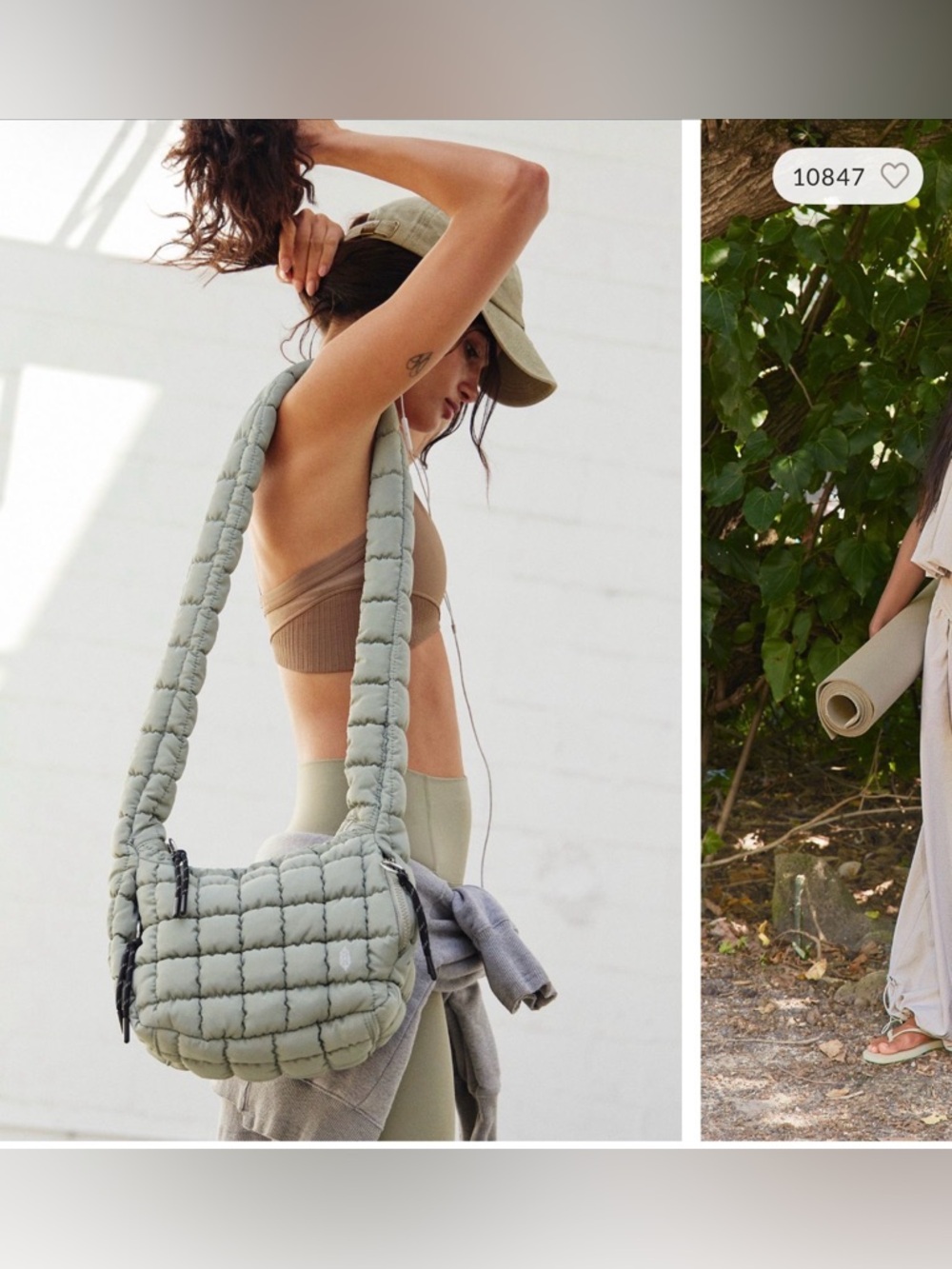 Free People Quilted Carryall